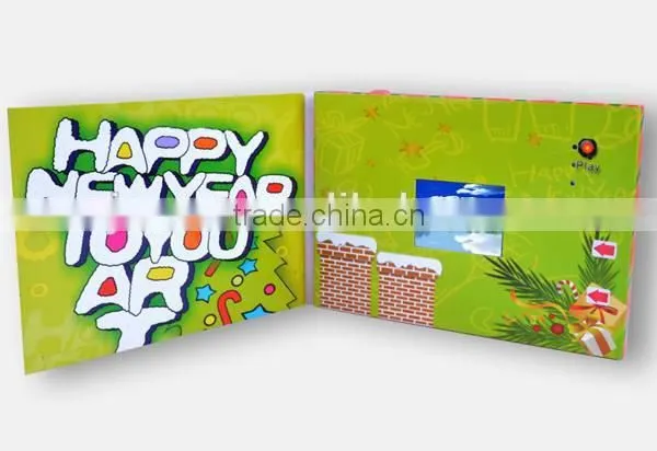 2016 Hot Selling 4.3inch Invitation Video Brochure Lcd Video Screen Brochure for Gifts photo-3