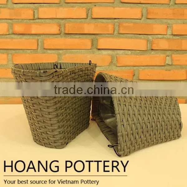 Popular Wicker Garden Basket / Planters