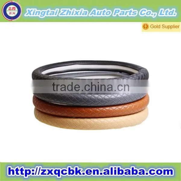 Environmental Protection White Inner Ring PU 38# Steering Wheel Cover photo-6