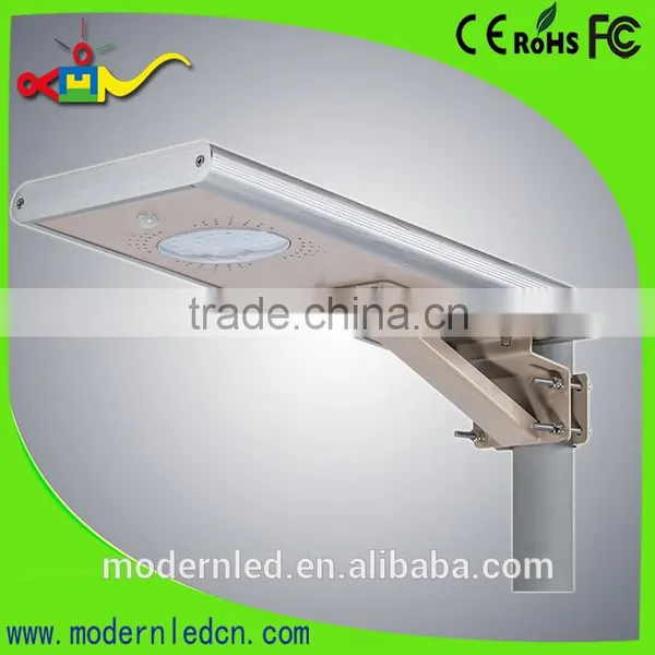 Solar Led Light All in One Solar Led Street Light18w 1800lm With IR Sensor and Light Contorller photo-3