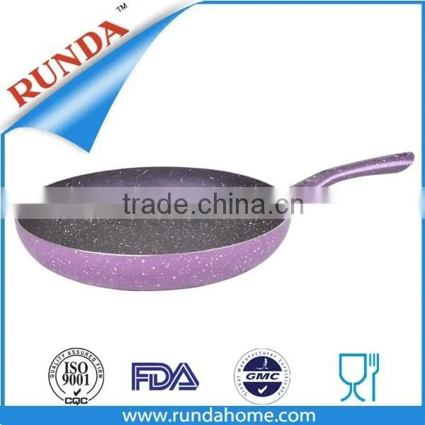 2016 Cheap Aluminium Marble Stone Coating Frying Pan