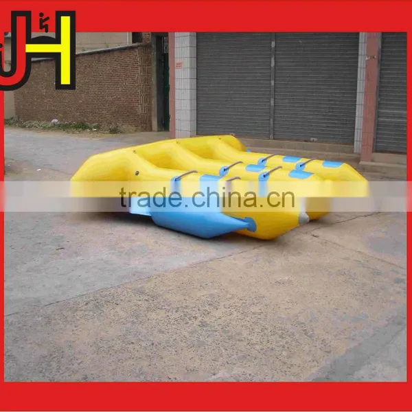 Popular JH Inflatable Plastic 6 Person Flying Banana Boat photo-3