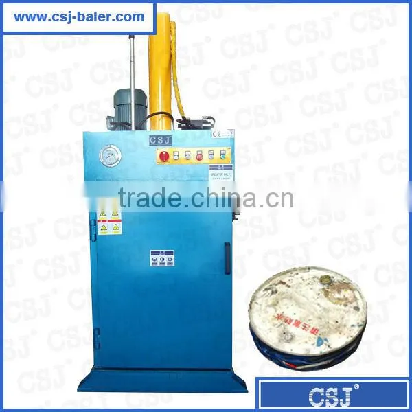 Gold Supplier Hydraulically Driven Drum Crusher Baler photo-2