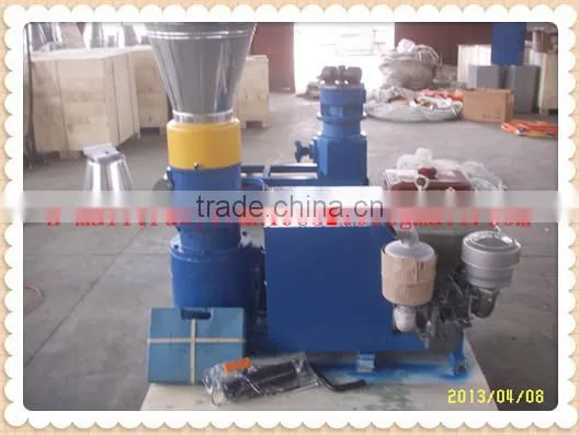 MKL225 Flat Die Wood Pellet Machine With Roller Driven photo-4