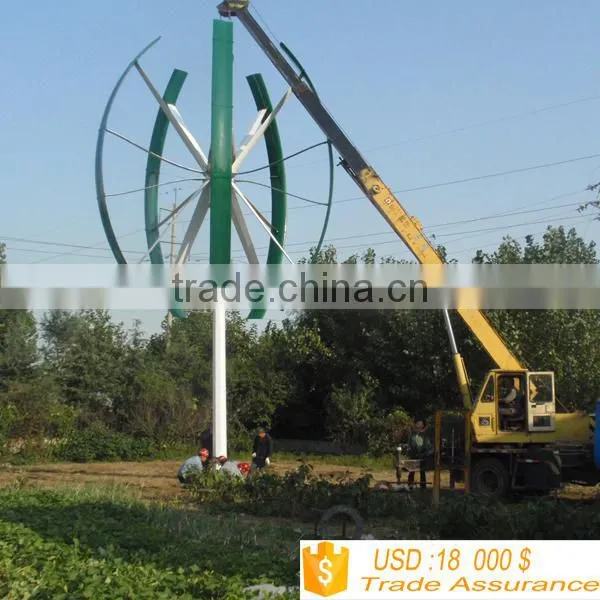 Low Rpm Vertical Axis Wind Turbine 5kw photo-3