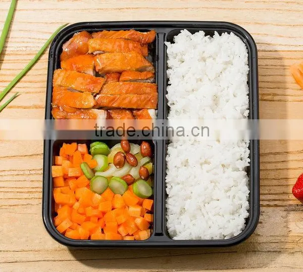 Airtight One Compartment Disposable Plastic Microwave Safe PP Food Box With Lid photo-4