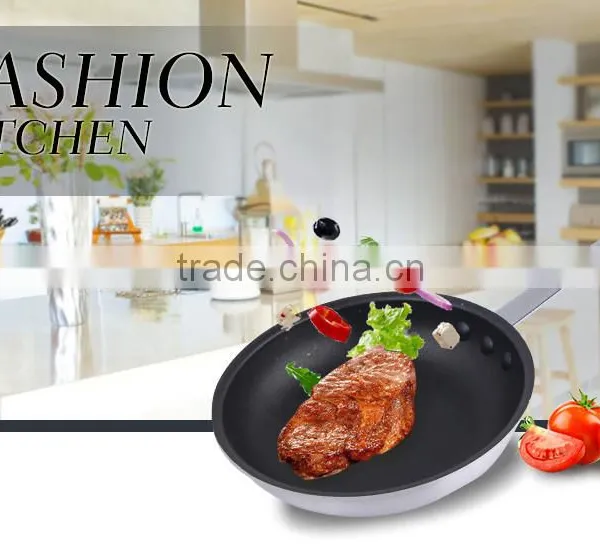 High Quality Cut Rim Handle Industrial Non-stick Frying Pan photo-6