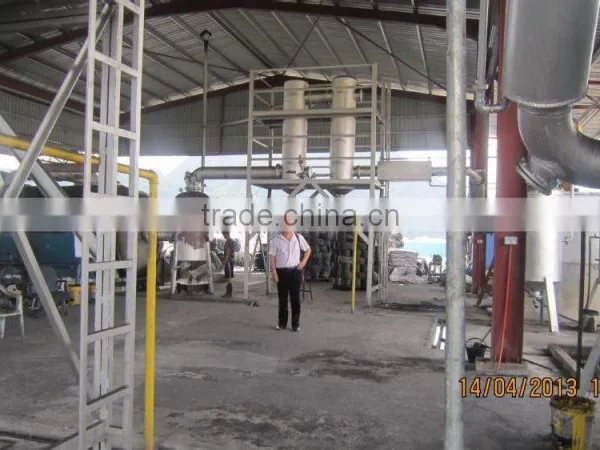 DAYI Environmentally Tyre/Plastic/Rubber Refining/Rcycling Pyrolysis Plant 10TPD photo-4