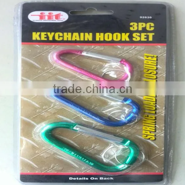 3pc key chain hook set