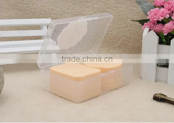 2016 New Factory Wholesale Round and Polygon Shape Latex-free Cosmetic Sponge Powder Puff photo-2