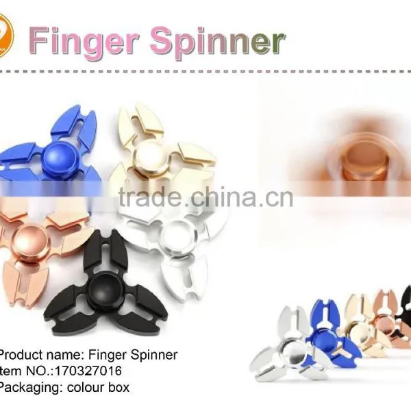 2017 New China Product EDC Fidget Spinner Toy Hand Toy Alloy Fidget Finger Spinner photo-3