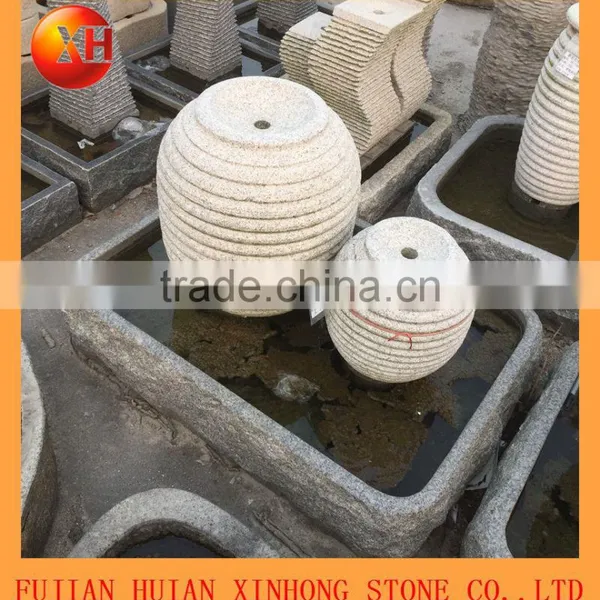 Dancing Stone Water Fountain With Ball photo-2