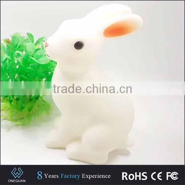 Rabbit Light Happy Led Night Nursery Baby Light Lamp photo-3