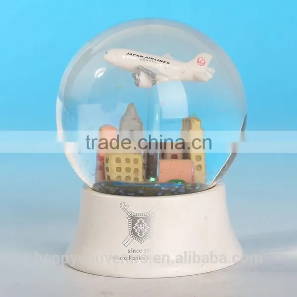 Resin Glass Water Ball, Lovely Plane High Quality Glass Water Ball,Water Ball,Snow Globe photo-2