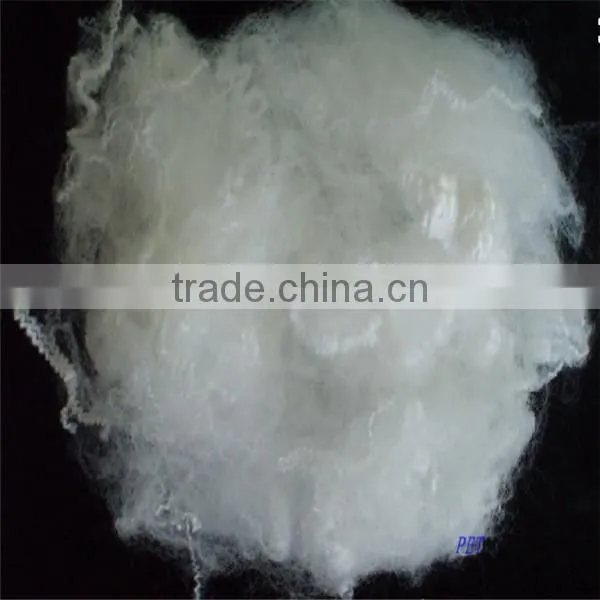 Low Price Raw White Hollow Conjugate Solid 6D Polyester Staple Fiber