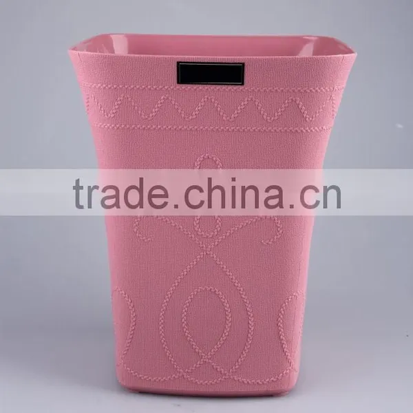 Household Garbage Can/Rubbish Bin With Relief Pattern/Plastic Trash Can photo-3