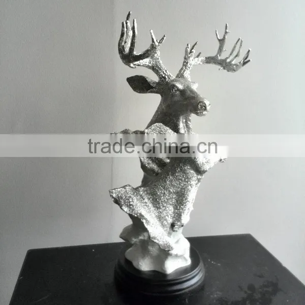 Polyresin Reindeer Sculpture Home Decoration photo-3