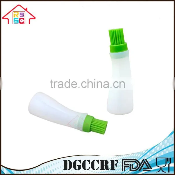 NBRSC Kitchen Silicone Honey Oil Bottle With Brush Applicator Cooking Baking Pancake BBQ Tools photo-3