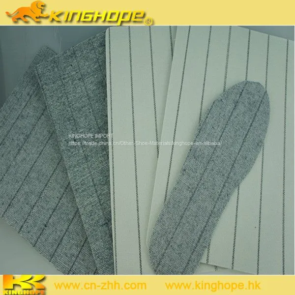 Stripe insole board gray strobel insole board in roll