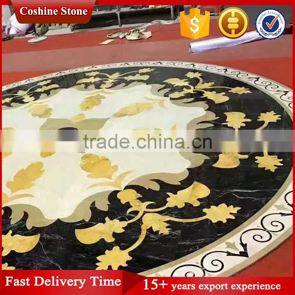 Customized Design Marble Waterjet Medallion For Flooring photo-2