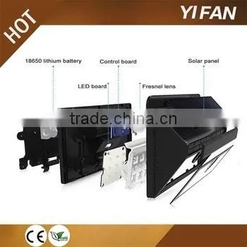 Good Quality Cool White 8led Ip65 Solar Powered Waterproof Lamp Waterproof Lamp Pir Solar Motion Sensor Light photo-3