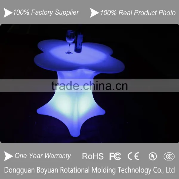Hot !!! LED Rotating Glass Top Center Coffee Table Design photo-2