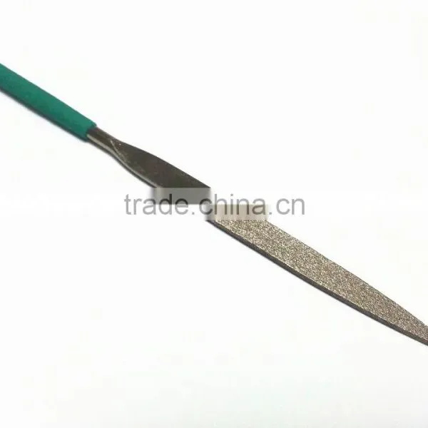 Tapered DIamond Round and Half- Round Flat File photo-2