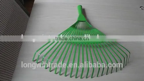 R110 Steel Material Green&Red&Black Paint Sprayed Farming Tools&Garden Tools Rake photo-4