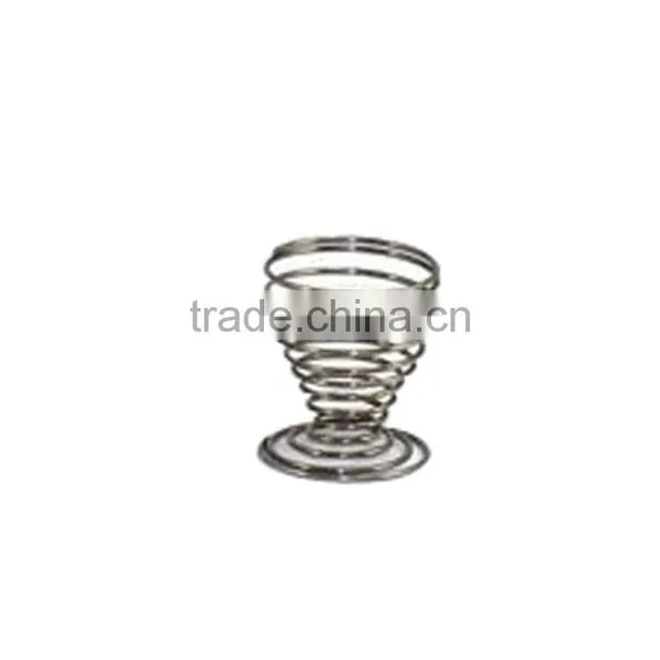 Kitchen Gadget Stainelss Spring Wire Egg Cup Holder photo-2