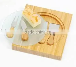 Cheese Knives With Bamboo Case #10808