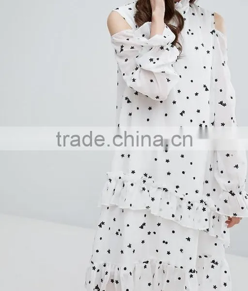 High Fashion Dresses For Women 2017 Women's Clothing Embroidered Dress