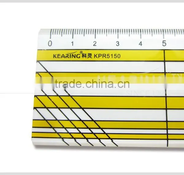 Kearing 15cm Acrylic Patchwork Quilting Rulers 2 MM Thickness for Sew Tailors Fashion Design KPR5150 photo-3