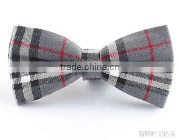 2015 Gentleman Wedding Party Tuxedo Bright Color Mens Bow Ties Pre-tied Adjustable Red Black Stripes Tartan Free Shipping photo-6