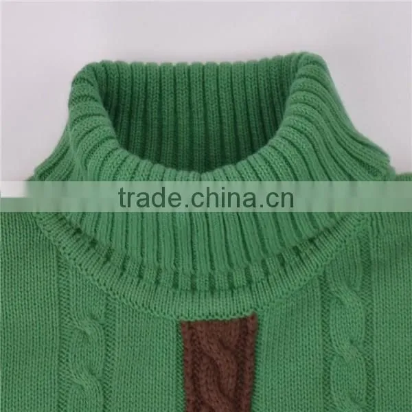 Latest High Neck Kids Fashion Couple Pullover Sweater photo-5