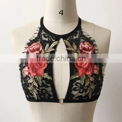 2017 New Style Halter Bra Floral Hot Sexy Women Bra photo-5