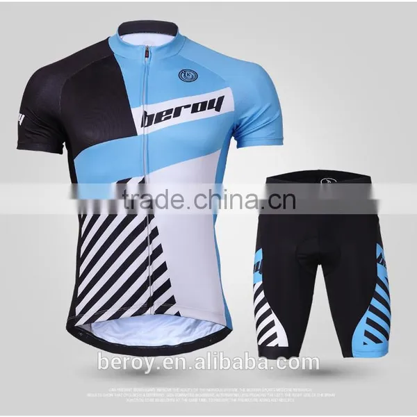 BEROY 2016 Top Fashion Men's Short Sleeve Cycling Jersey and Padded Cycling Shorts Set,outdoor Sports/road/mountain Bike Suits photo-2