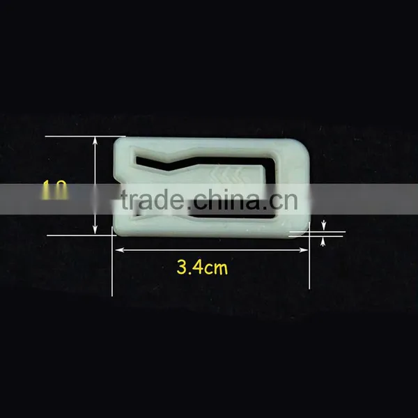 Wholesale Garment Accessories 3.4*1.9*0.25cm Plastic Clips for Garment Packing photo-4