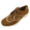 Topstitched Nubuck Leather Men Casual Shoes China photo-3