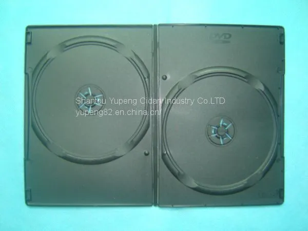 7mm Double Black DVD Storage Case Black DVD Storage Box Black DVD Storage Cover photo-4