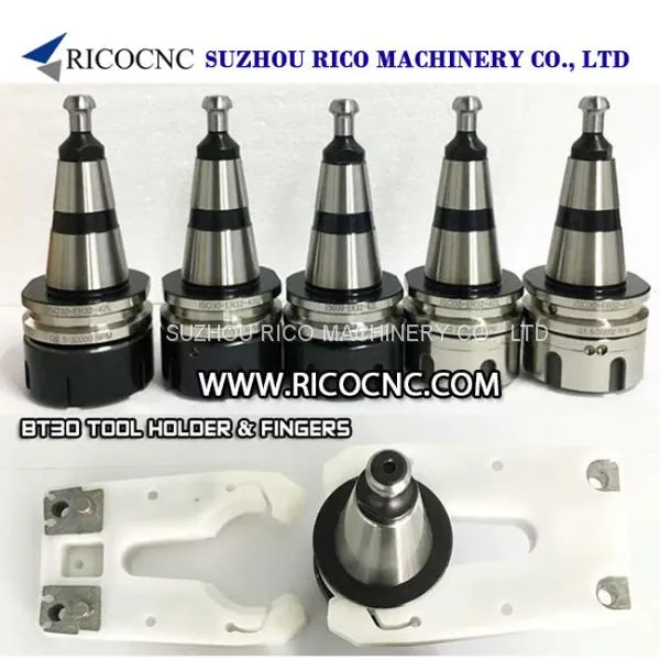 BT30 Tool System BT30 Toolholders Clamps Collets Nuts and Retention Knobs photo-2