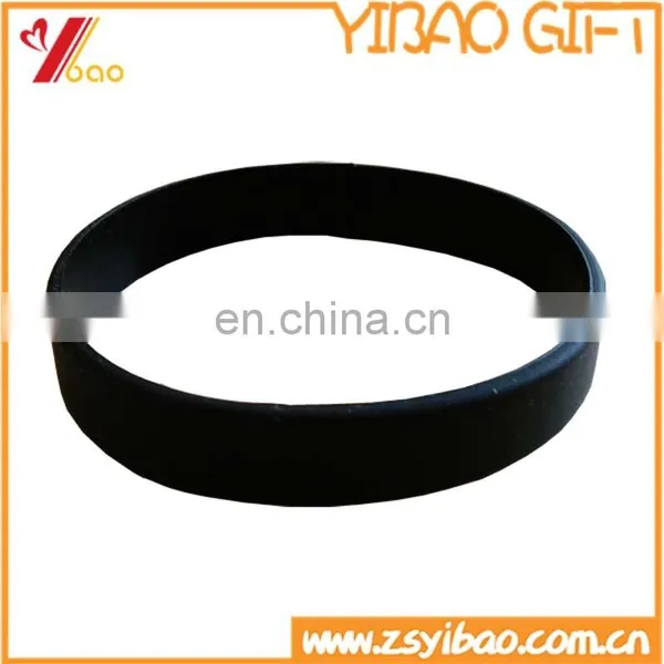 2017 Custom Cheap Debossed / Embossed / Print Fashion Sport Black Silicone Bracelets photo-5