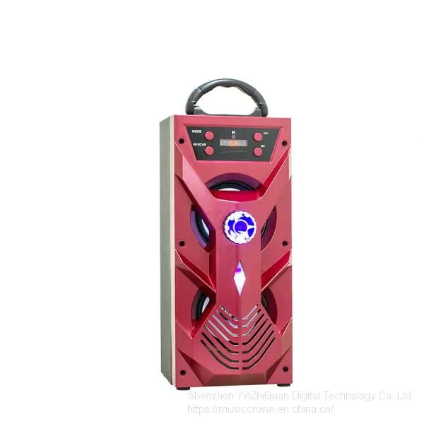 2018 Trending Led Light High Quality Outdoor Blue Tooth Speaker With Karaoke Function and Remote Control photo-3