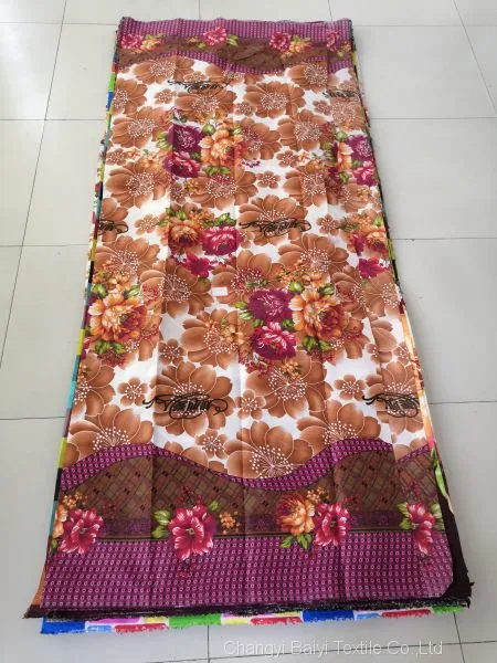Chinese Factory 100% Polyester Dispersed Microfiber Printed Bed Sheet Fabric photo-3