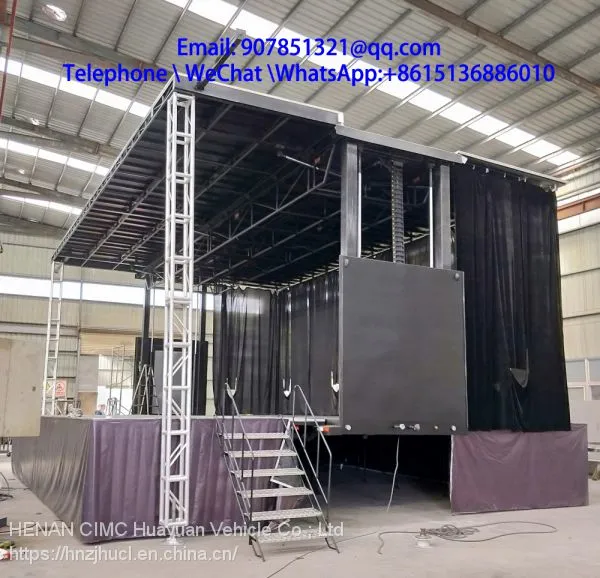 Roadshow 8.5 m Led Mobile Stage Trailer Truck for Sale photo-2