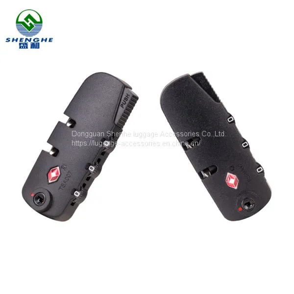 Luggage Spare Part Suitcase Plastic Zipper Lock Parts for Luggage Lock photo-3