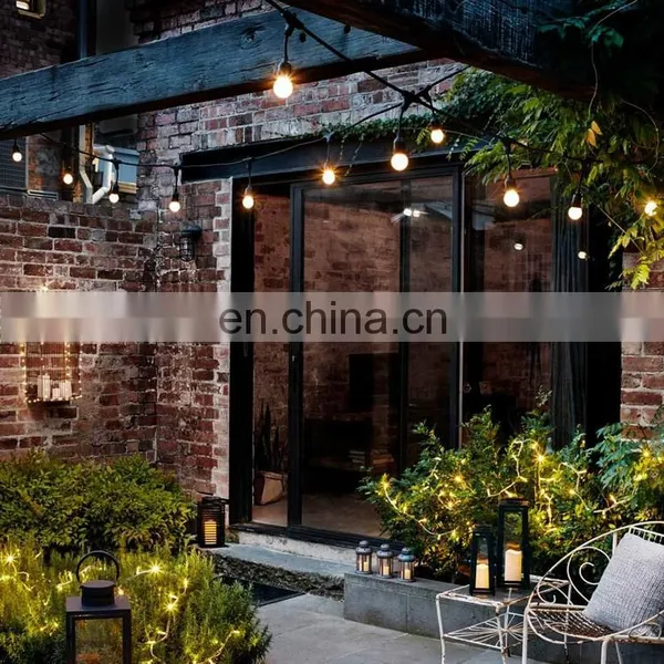 Waterproof S14 LED String Bulbs for Holiday Garden Christmas Use Outdoor Edison Bulb String Light Filament String Light 48ft photo-5