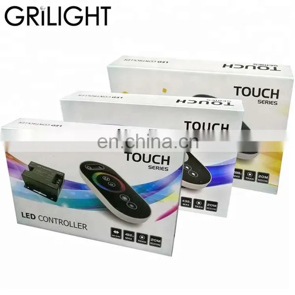 High Quality Top Sell Dc12v 24v Wall Rgb Controller rf Remote Touch Panel Controller photo-3