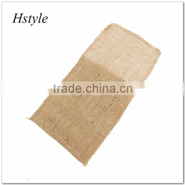 Lace Bowknot Tableware Holder Burlap Knife and Fork Bag for Wedding Decoration SPT128 photo-5