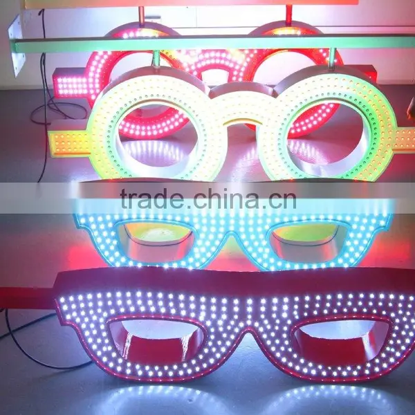Remote Control LED Neon Sign for Opticial Led Neon Glasses Screen Sign Board photo-2