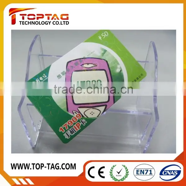 CR80 Standard Pvc Scratch Code Recharge Cards photo-2